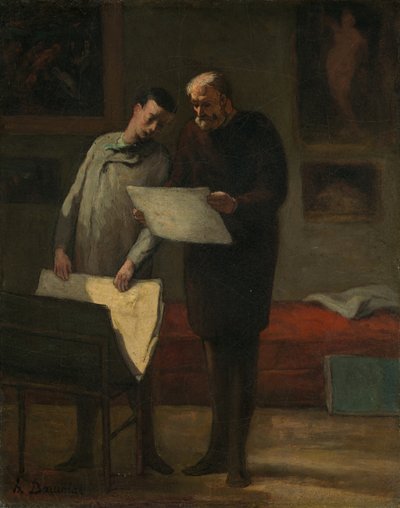 Advice to a Young Artist by Honoré Daumier